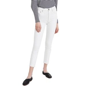 AGOLDE White Nico High Rise Slim Fit Jeans